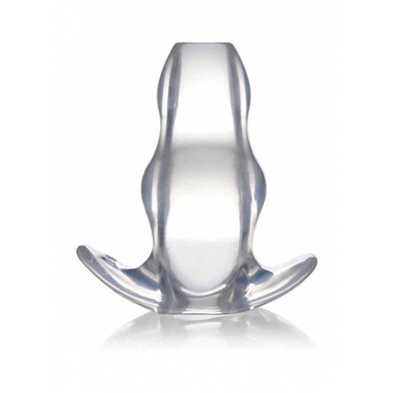 Master Series | Clear View Hollow Anal Plug | X-Large