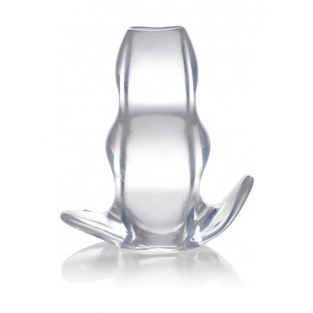 Master Series | Clear View Hollow Anal Plug | Large