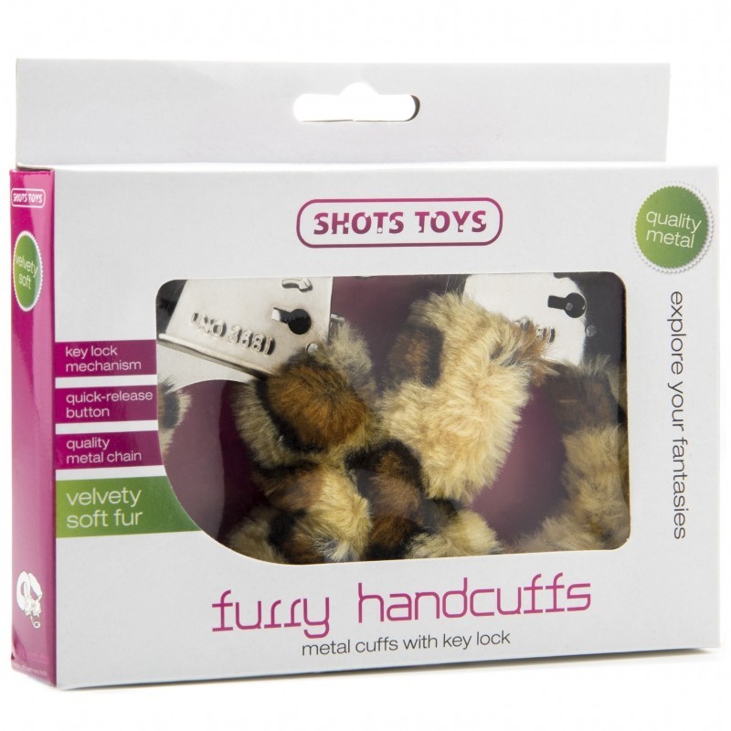 Shots Toys - Furry handcuffs - Cheetah
