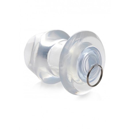 Master Series | Ass Bung Clear Hollow Anal Dilator with Plug | Medium