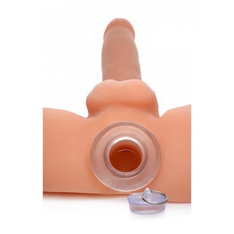Master Series | Ass Bung Clear Hollow Anal Dilator with Plug | Medium