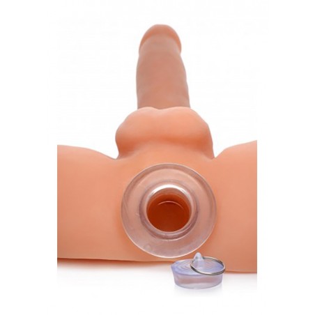 Master Series | Ass Bung Clear Hollow Anal Dilator with Plug | Medium