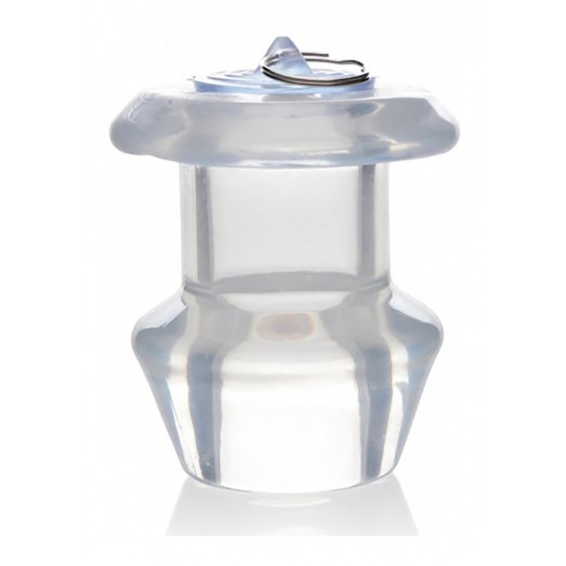 Ass Bung Clear Hollow Anal Dilator with Plug | Large | Master Series