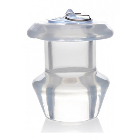 Ass Bung Clear Hollow Anal Dilator with Plug | Large | Master Series