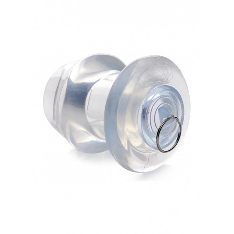 Ass Bung Clear Hollow Anal Dilator with Plug | Large | Master Series
