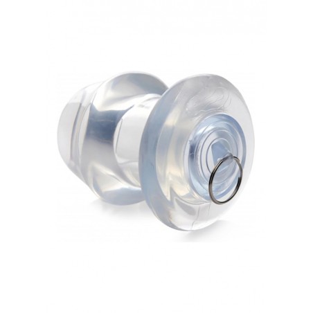 Ass Bung Clear Hollow Anal Dilator with Plug | Large | Master Series