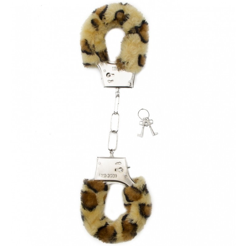 Shots Toys - Furry handcuffs - Cheetah