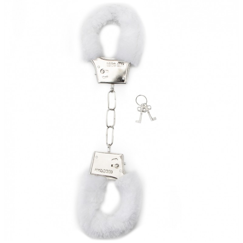 Shots Toys: Furry handcuffs - White