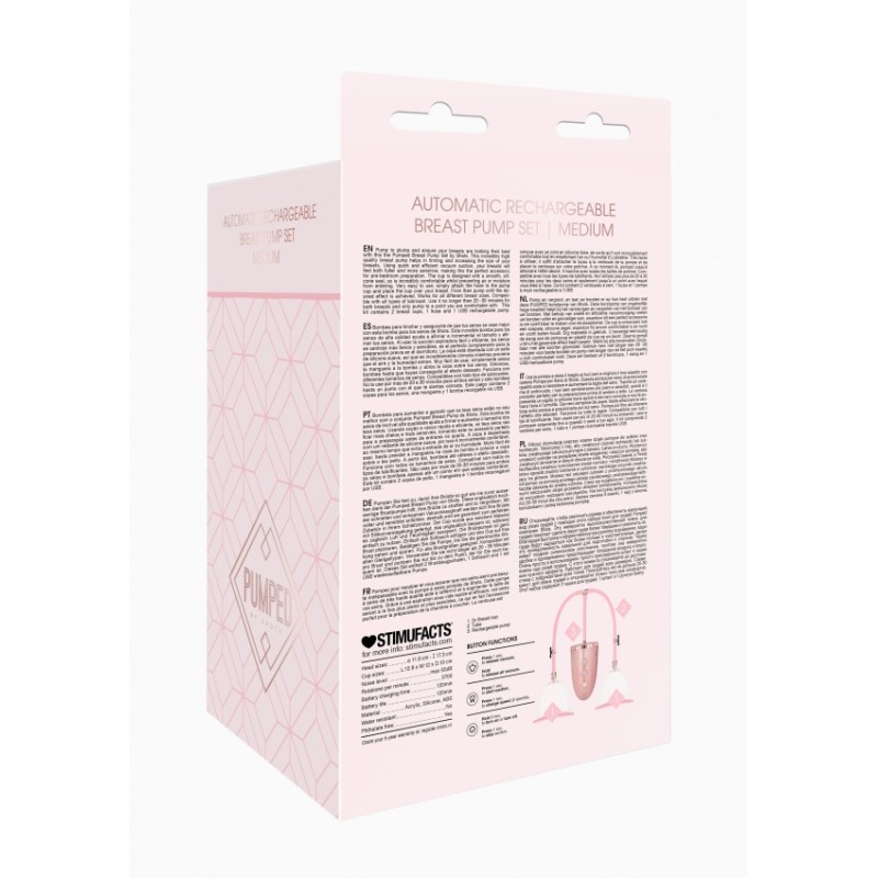 Pumped | Medium | Automatic Rechargeable Breast Pump Set