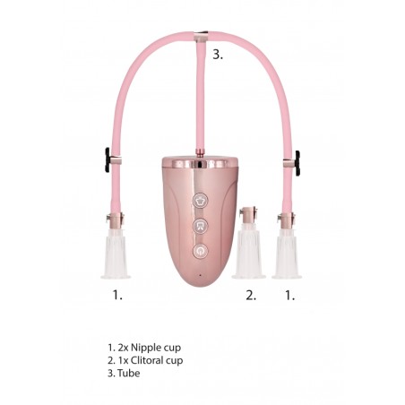 Pumped | Clitoral & Nipple Pump Set | Automatic Rechargeable | Medium