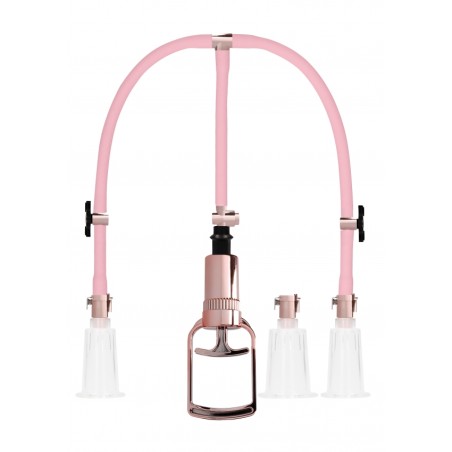 Pumped Clitoral & Nipple Pump Set Large - Rose Gold