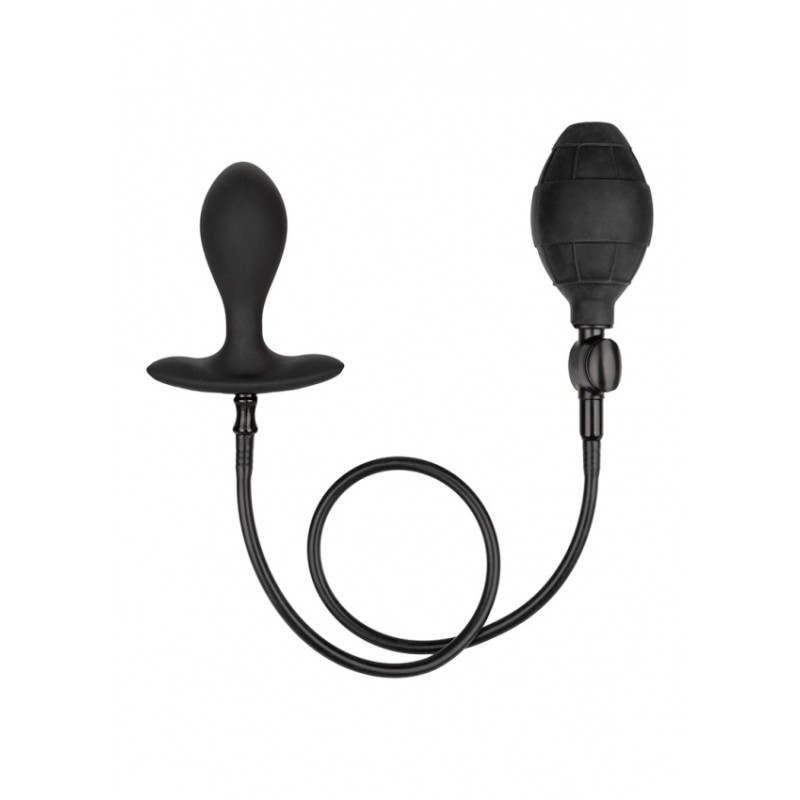 CalExotics | Weighted Silicone Inflatable Plug | Black