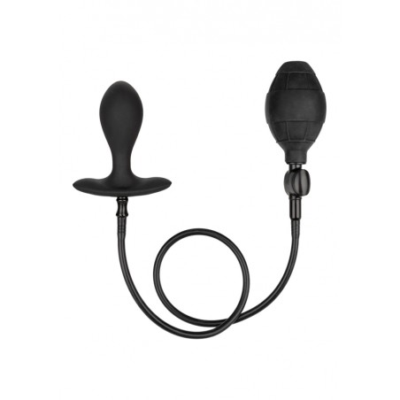 CalExotics | Weighted Silicone Inflatable Plug | Black