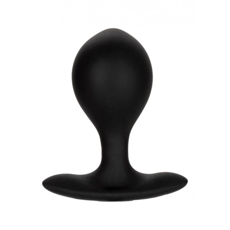 CalExotics | Weighted Silicone Inflatable Plug | Black