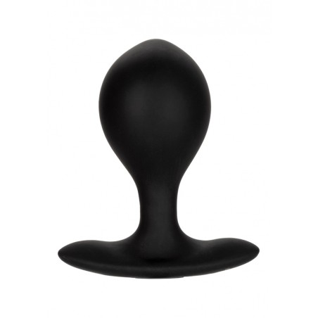 CalExotics | Weighted Silicone Inflatable Plug | Black