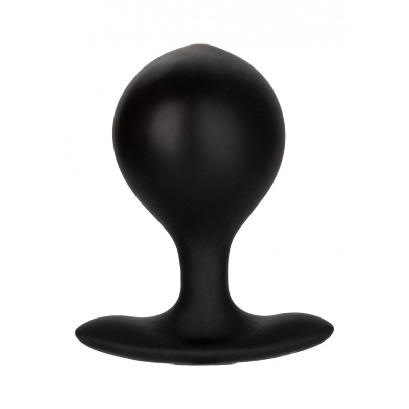 CalExotics | Weighted Silicone Inflatable Plug | Black