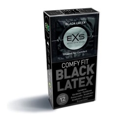 EXS - Black fantasy condoms - 12 pack