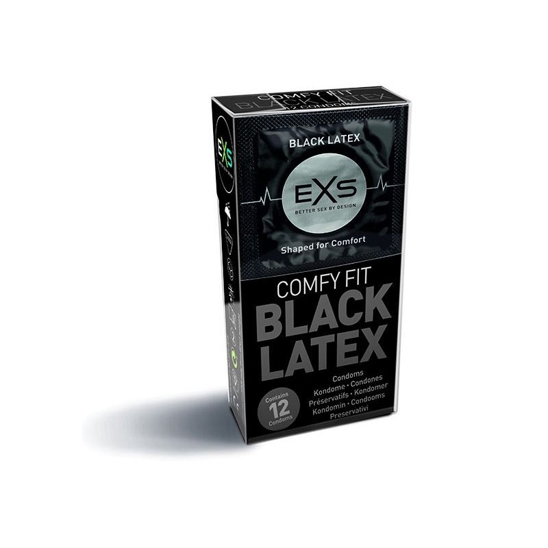 EXS - Black fantasy condoms - 12 pack