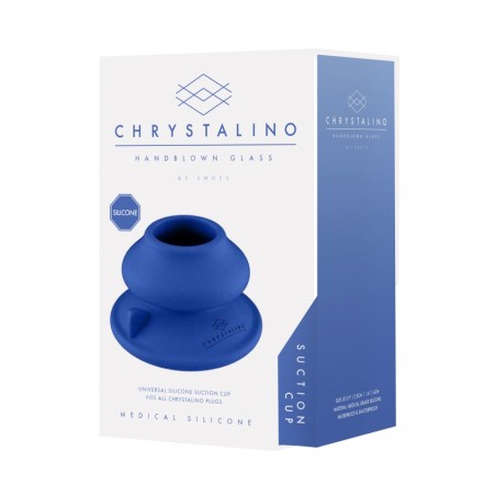 Blue | Chrystalino | Silicone Suction Cup