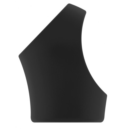 Black Cockring with Ball Strap, Sono No.45