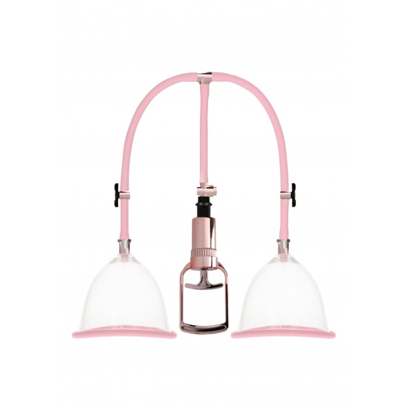 Pumped Breast Pump Set Medium - Rose Gold