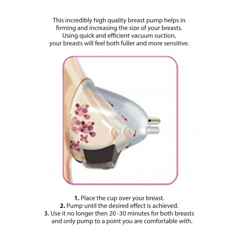 Pumped Breast Pump Set Medium - Rose Gold