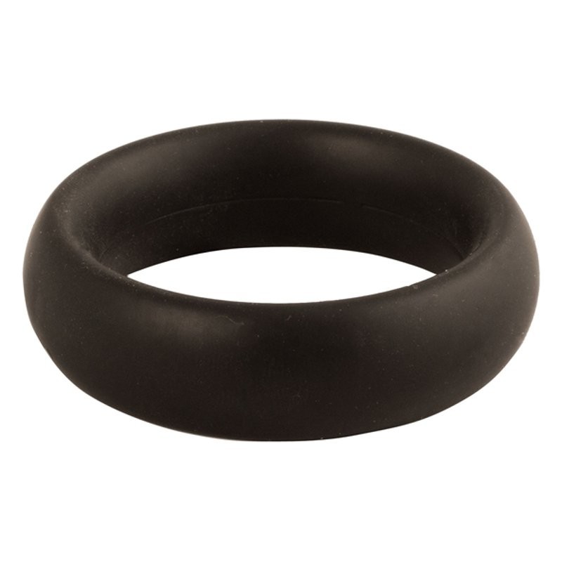 Mister B - Silicone Donut Cockring Black - 5cm
