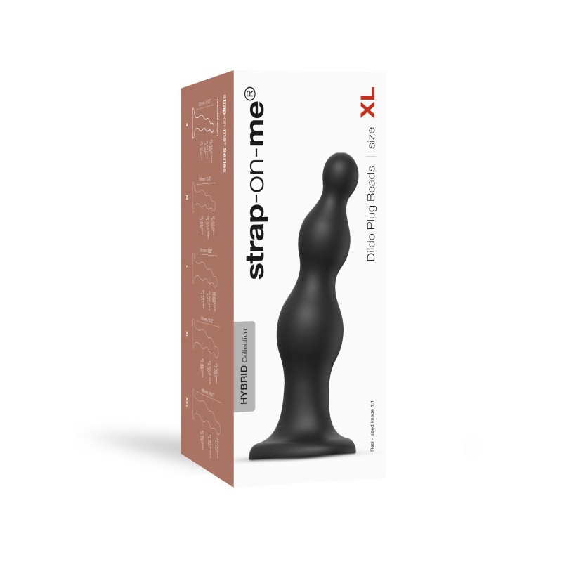 Dildo PLUG | Balls | Extra Large - Black