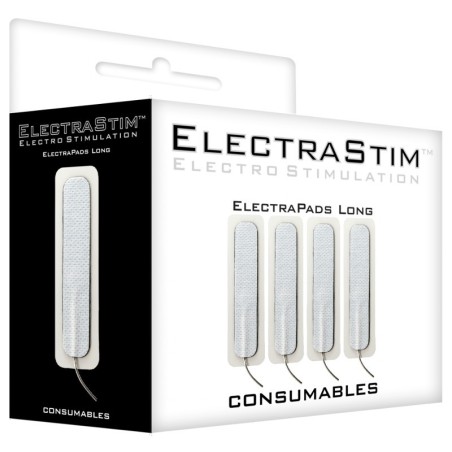 ElectraStim: Long Self Adhesive Pads: 4 Pack