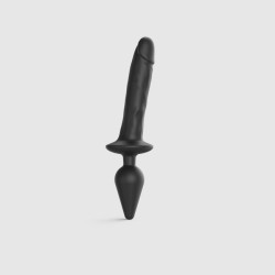 Switch PLUG-IN | Realistic Dildo & Butt plug | XXL - Black