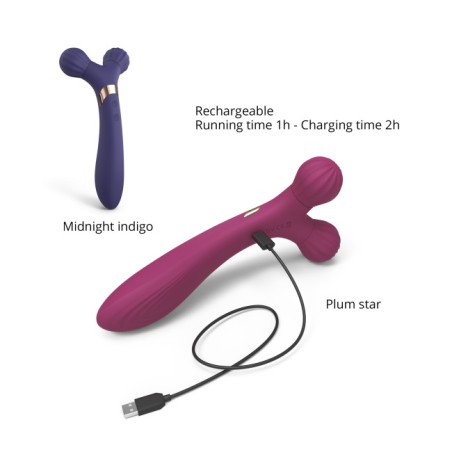 Δονητής για Ζευγάρια | Couples Vibrator | FireBALL - Plum Star