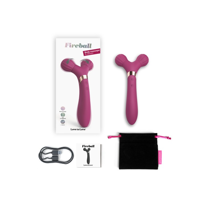 Δονητής για Ζευγάρια | Couples Vibrator | FireBALL - Plum Star