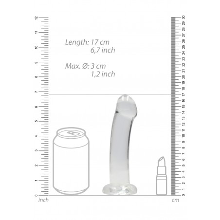 Real Rock , Ομοίωμα Με Βεντούζα 17cm , OLA4U Sexshop