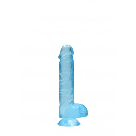 Ομοίωμα Πέους με Όρχεις | Real Rock  - Γαλάζιο | 17cm | Sex Shop Ola4U