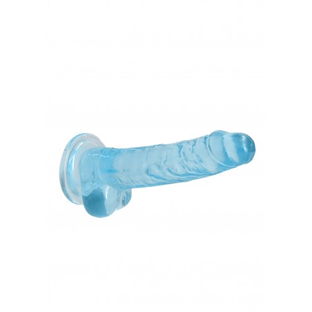 Real Rock | Realistic Dildo With Balls - Blue - 19cm | Ola4U SexShop