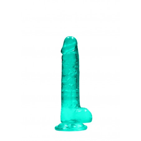 Real Rock | Realistic Dildo With Balls - Green - 19cm | Ola4U SexShop