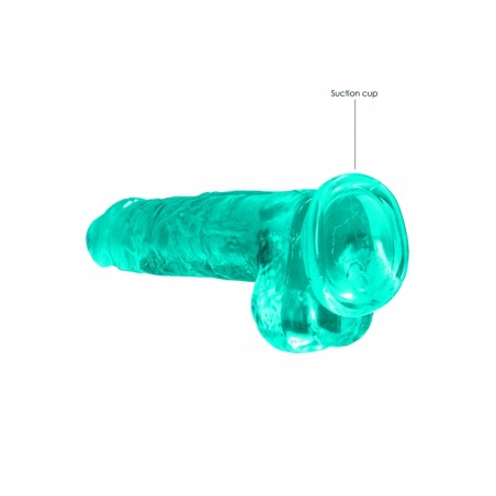 Real Rock | Realistic Dildo With Balls - Green - 21cm | Ola4U SexShop