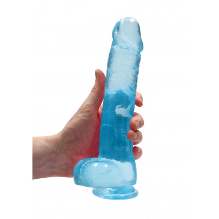 Real Rock | Realistic Dildo With Balls - Blue - 25cm | Ola4U SexShop