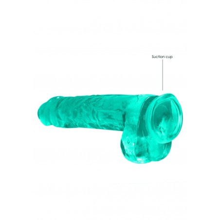 Real Rock | Realistic Dildo With Balls - Green - 25cm | OLa4U SexShop