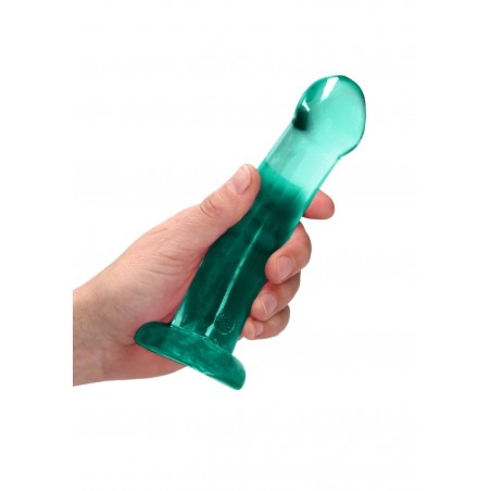 Real Rock | Non Realistic Dildo With Suction - Green - 17cm | Ola4U SexShop