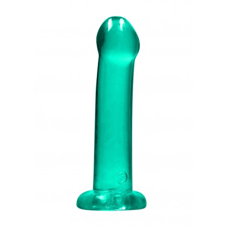 Λείο Ομοίωμα - Dildo με Βεντούζα | Real Rock  - Πράσινο | 17cm | Ola4U Sex Shop