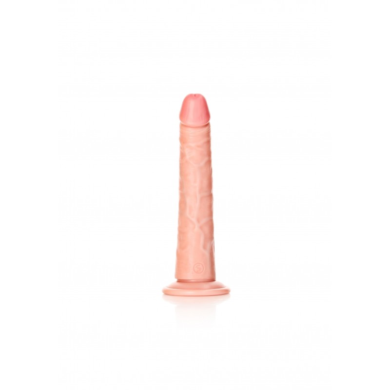 Slim Realistic Dildo with Suction Cup - Flesh - 20,5cm | Ola4U SexShop