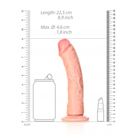 Curved Realistic Dildo with Suction Cup - 20,5 cm | SexShop OLA4U