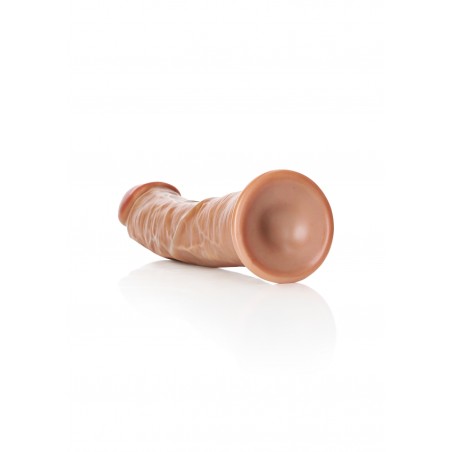 Curved Realistic Dildo with Suction Cup - 23 cm | Tan | SexShop Ola4U