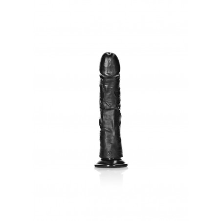 Curved Realistic Dildo with Suction Cup - 25,5 cm | Black | SexShop Ola4U