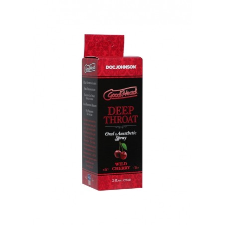 Deep Throat Spray - Wild Cherry - 60 ml | SexShop Ola4U