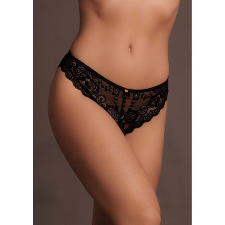 Le Desir | Claire - Elastic Lace Brief with Golden Details | Μέγεθος: S/XL