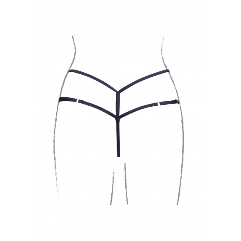 Le Desir | Ami | Thong with Adjustable Sliders and Golden Details | Size: S/XL