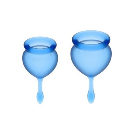 Satisfyer, Feel Good Menstrual Cup Set, Blue, SexShop, Ola4U