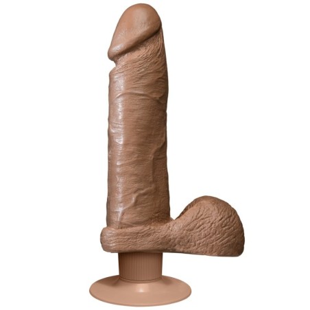 Doc Johnson - The Realistic Cock Vibrating 20cm - Brown